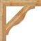 Ekena Millwork Funston Block Rough Sawn Bracket, Western Red Cedar, 6"W x 42"D x 42"H BKT06X42X42FST05RWR - alternate 2
